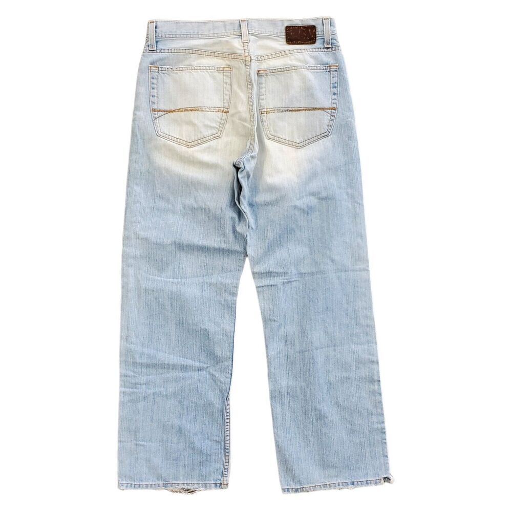 BKE 67 Jeans AUSTIN Mens 32 Lite Blue Short Casual Stone Regular Denim Outdoor - Picture 5 of 8